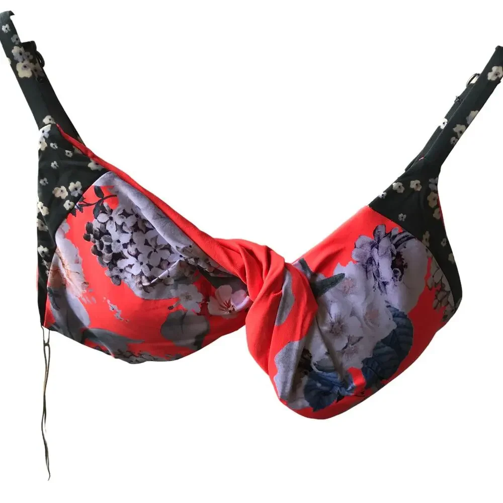Maaji Bouquet Multicolor Twister 4 Way Reversible Bikini Top